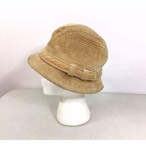 Wallachs Corduroy Bucket Hat Womens Small